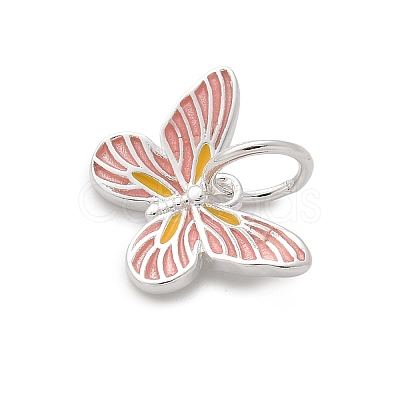 925 Sterling Silver Enamel Butterfly Charms STER-D300-28P-05-1