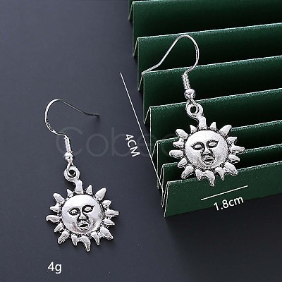 Brass & Alloy Dangle Earrings FS-WG95800-04-1