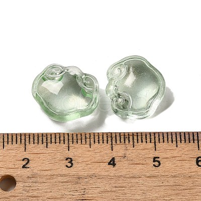 Transparent Glass Pendants GLAA-D025-08D-1