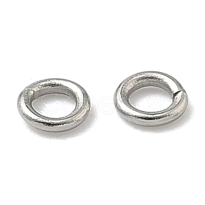 Tarnish Resistant 304 Stainless Steel Open Jump Rings STAS-Q186-02-3x0.6mm-1