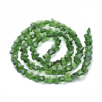 Transparent Glass Beads GLAA-Q066-14mm-B07-1