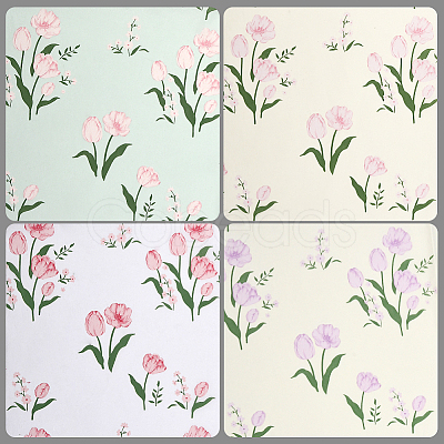 20Pcs 4 Colors Wrapping Paper DIY-SP0005-24-1