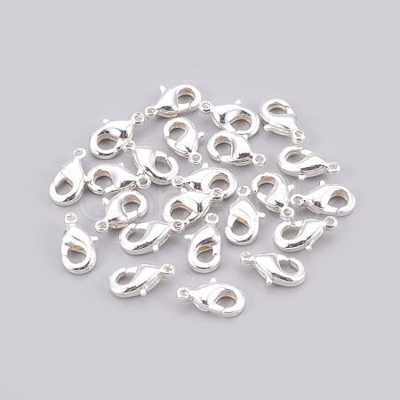 Brass Lobster Claw Clasps KK-T014-121S-1