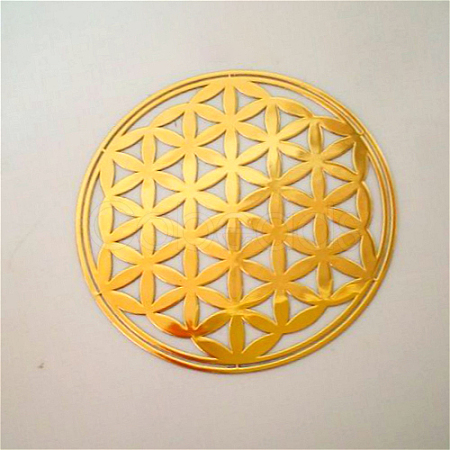 Self Adhesive Brass Stickers DIY-E015-39B-1