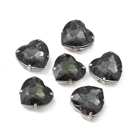 Heart Sew On Rhinestones OACR-E012-03D-P02-1