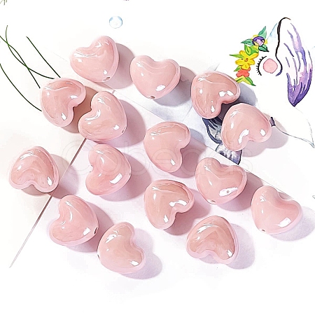Handmade Porcelain Bright Glazed Beads LS-PW-WG20130-10-1