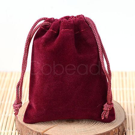 Rectangle Velvet Pouches X-TP-R002-10x15-02-1