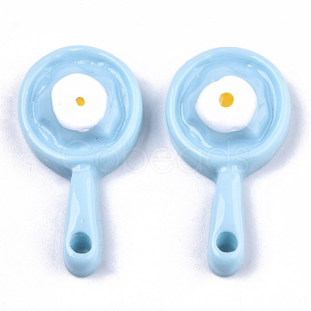 Opaque Resin Pendants CRES-N022-114C-1