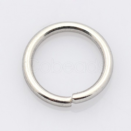Tarnish Resistant 304 Stainless Steel Open Jump Rings STAS-E067-05-5.5mm-1