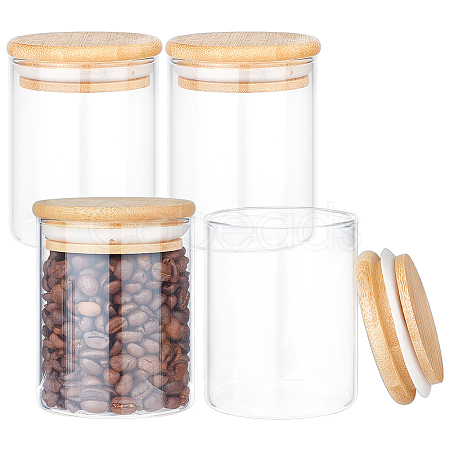 Transparent Glass Jar DIY-WH0060-23A-1
