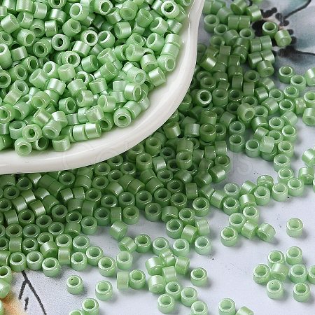 Baking Paint Glass Seed Beads SEED-S042-15A-08-1