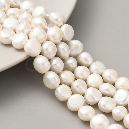 Natural Cultured Freshwater Pearl Beads Strands PEAR-A006-09F-1