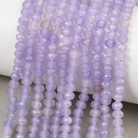 Dyed Natural Whie Jade Beads Strands GG-CBAF9EE-A26-3x4mm-1