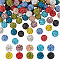 Olycraft 100Pcs 10 Colors Polymer Clay Pave Rhinestone Beads, Disco Ball Beads, Mixed Color, PP13(1.9~2mm), 6 Rows Rhinestone, 10mm, Hole: 1.5mm, 10Pcs/color