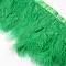 Fashion Feather Cloth Strand Costume Accessories, Green, 120~190x28~56mm, about 2m/bag