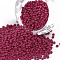 11/0 Grade A Baking Paint Glass Seed Beads, Round, Cerise, 2.3x1.5mm, Hole: 1mm, about 5300pcs/50g