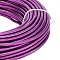 Round Anodized Aluminum Wire, for Jewelry Making, Dark Violet, 7 Gauge, 3.5mm, about 65.61 Feet(20m)/500g