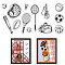 PVC Plastic Stamps, for DIY Scrapbooking, Photo Album Decorative, Cards Making, Stamp Sheets, Tools Pattern, 16x11x0.3cm