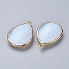 Faceted Opalite Pendants G-M356-C01-LG-2