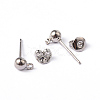 Brass Post Earring Findings EC593-3