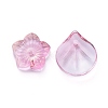 Electroplate Transparent Glass Beads EGLA-L027-D07-2