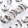 Brass Grade A Rhinestone Spacer Beads RSB039NF-03-1