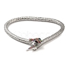Alloy Popcorn Chain Necklaces NJEW-Z020-01D-P-2
