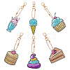DIY Diamond Painting Keychain Kits DIY-SC0016-59-1