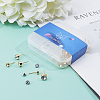 DIY 304 Stainless Steel Earring Making Kits DIY-UN0002-30G-7