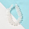 Natural White Jade Beads Strands G-B064-B28-2