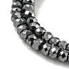 Non-magnetic Synthetic Hematite Beads Strands G-I365-14-3