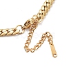 Ion Plating(IP) Flat Cuban Link Chunky Chain Necklace NJEW-Q335-13G-3