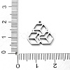 Non-Tarnish 304 Stainless Steel Pendants STAS-D036-05P-3