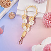 Hand-woven Flower Pendant Decorations KEYC-TAC0009-02KCG-02-4