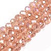 Electroplate Glass Beads Strands LS-EGLA-A044-T6mm-B21-1