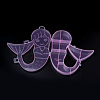 Mermaid Plastic Bead Storage Containers X-CON-Q023-10A-3