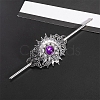 Alloy with Resin Hair Sticks PW-WG4FC6F-02-1