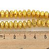 Electroplated Natural Lava Rock Beads Strands G-I360-G01-01-4