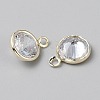 Alloy Micro Pave Cubic Zirconia Pendant FIND-WH0432-12C-G-2