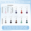10Pair 304 Stainless Steel Dangle Earring EJEW-WH00001-3