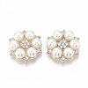 Alloy Rhinestone Flat Back Cabochons RB-S048-19RG-1