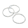 Synthetic Howlite Beaded Stretch Bracelets BJEW-A117-A-10-4
