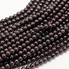 Garnet Round Beads Strands X-G-O081-01-6mm-2