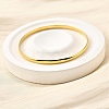 304 Stainless Steel Plain Bangles for Women BJEW-V004-02A-G-2