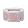 Flat Round Paper Thank You Stickers DIY-C042-12G-3