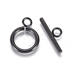 304 Stainless Steel Toggle Clasps STAS-G130-39B-1