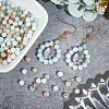 Natural Frosted Flower Amazonite Round Beads G-NB0005-34B-4