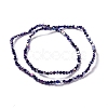 Electroplate Glass Beads Strands GLAA-E036-04A-3