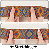 2.5Yards Rhombus Vintage Jacquard Polyester Ribbon OCOR-CY0004-48B-6