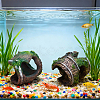 2Pcs 2 Styles Resin Stump Sculpture Display Decorations DJEW-GF0001-86-7